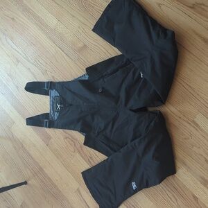 Arctix Black Overall Snow Pants Ski Snowboard Women's Small